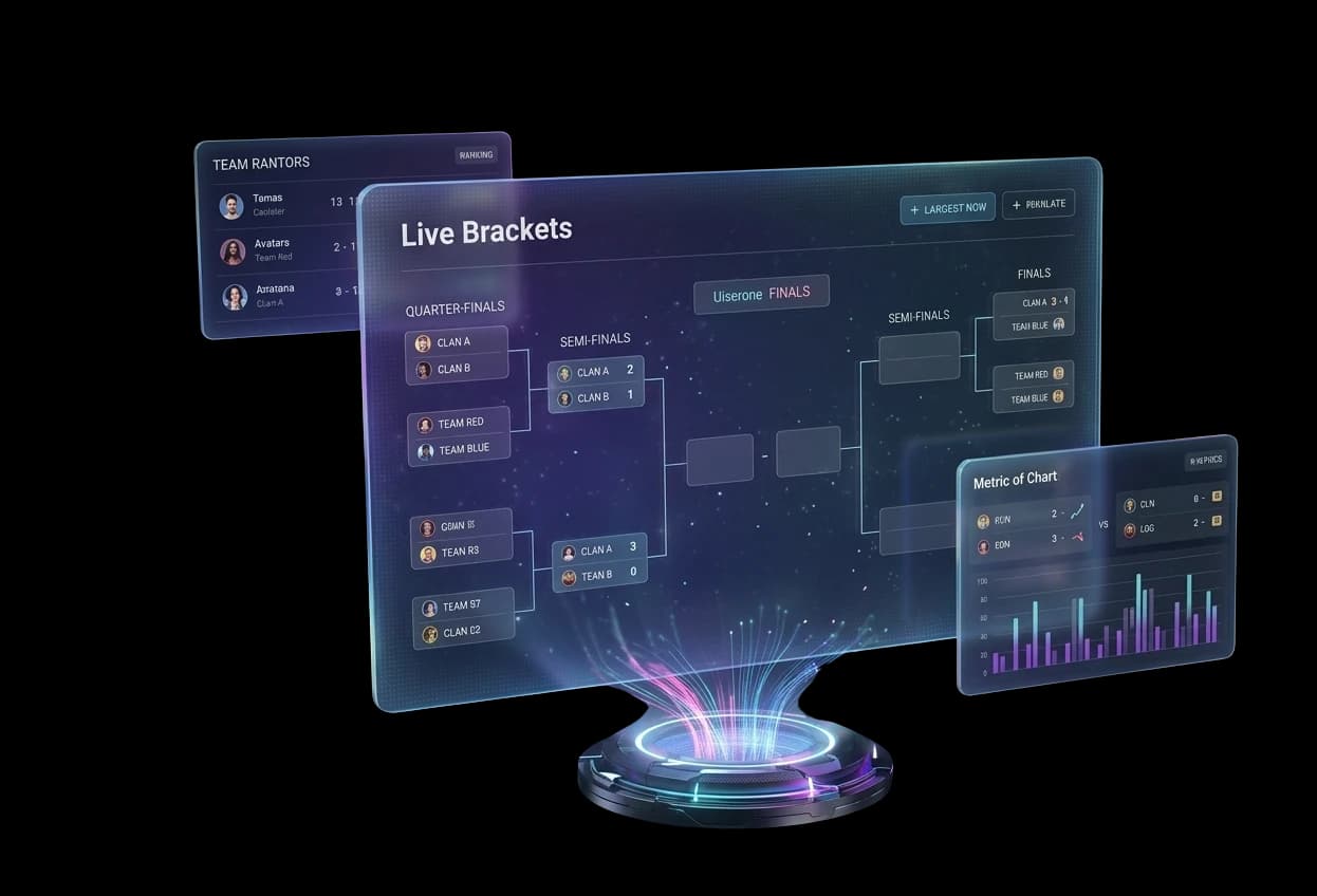 Bracket tournament view